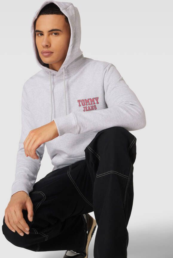 Tommy Jeans Hoodie met labelprint model 'ENTRY'