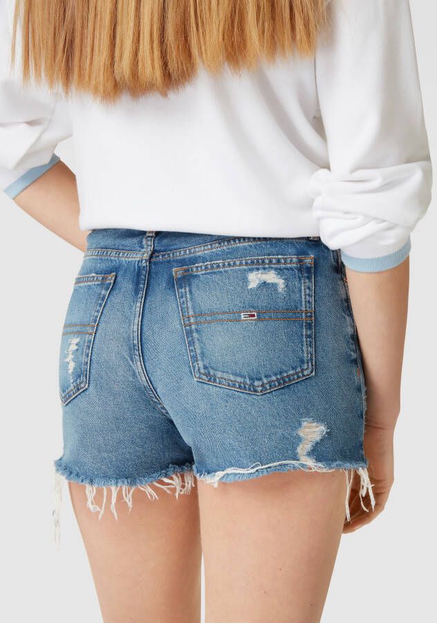 Tommy Jeans Jeansshorts met labelpatch