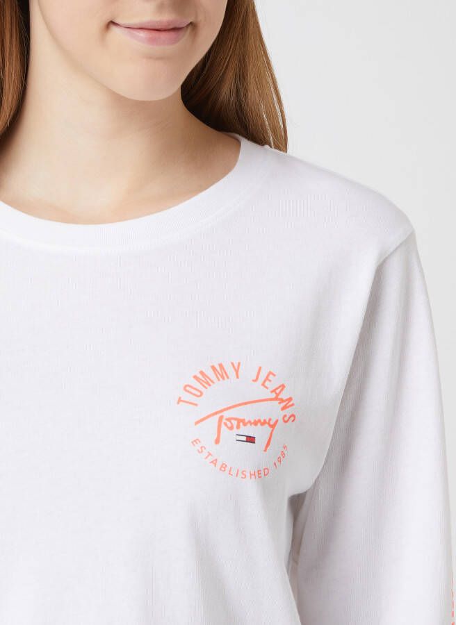 Tommy Jeans Kort shirt met lange mouwen en logo - Foto 2