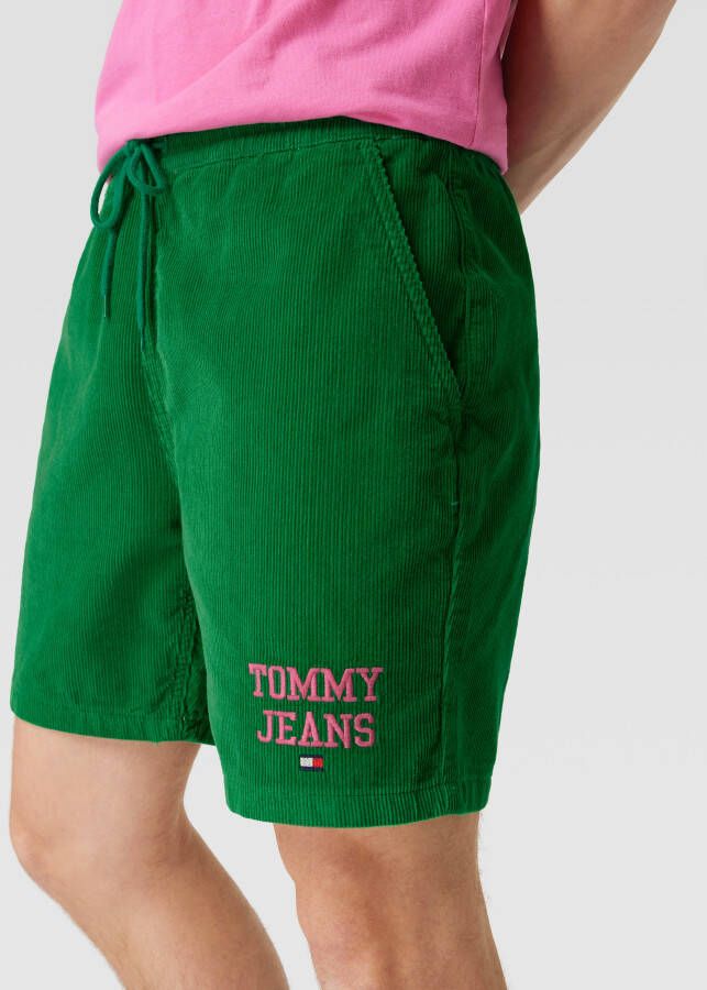 Tommy Jeans Korte broek van corduroy met labelstitching - Foto 2