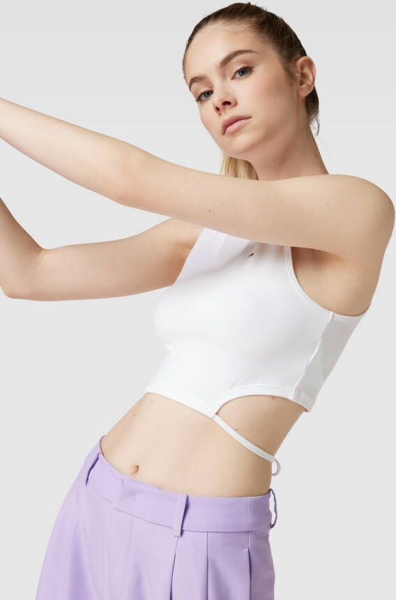Tommy Jeans Korte top met labelstitching