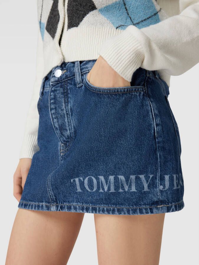 Tommy Jeans Minirok met labelprint