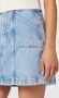 Tommy Jeans Lichtblauwe Minirokken Mom Skirt K Pckt Be715 Svlbrg - Thumbnail 3