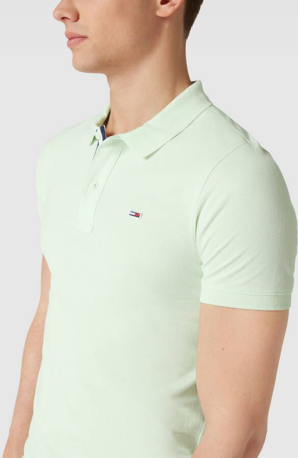 Tommy Jeans Poloshirt met labelstitching