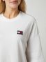 Tommy Hilfiger Dress-Camiseta-logo oversized Wit Dames - Thumbnail 4