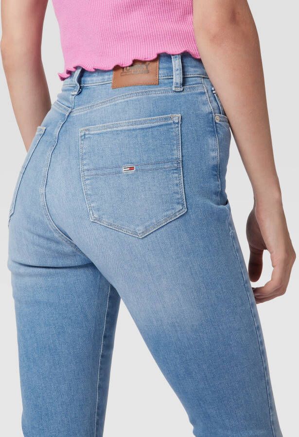 Tommy Jeans Super skinny fit jeans met labeldetail