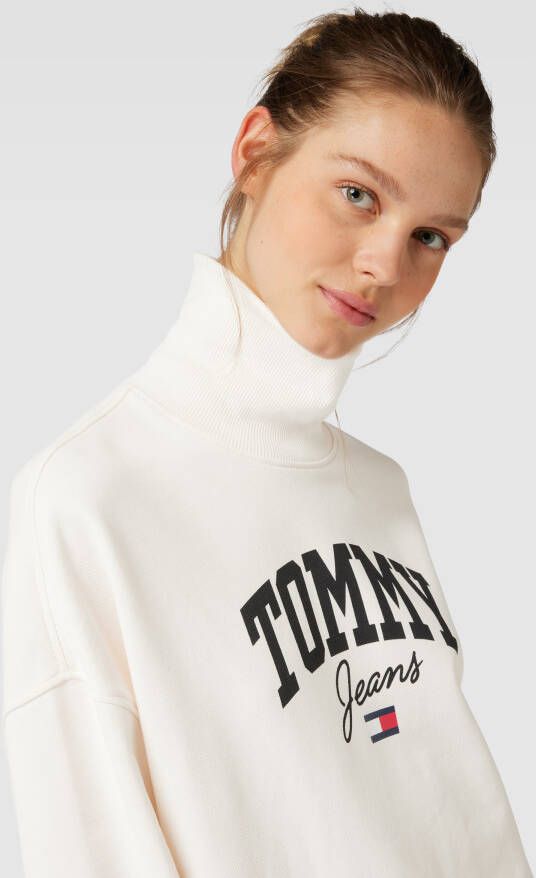 Tommy Jeans Sweatjurk met labelprint model 'NEW VARISTY' - Foto 2