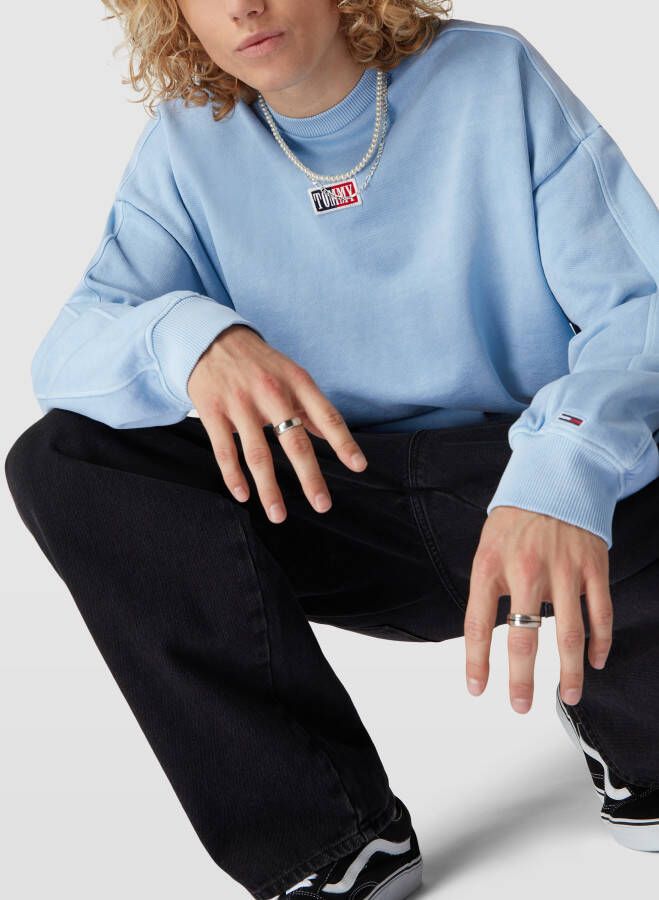 Tommy Jeans Sweatshirt met labelpatch