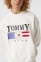 Tommy Hilfiger Katoenen Sweatshirt met Logo Versiering White Heren - Thumbnail 3