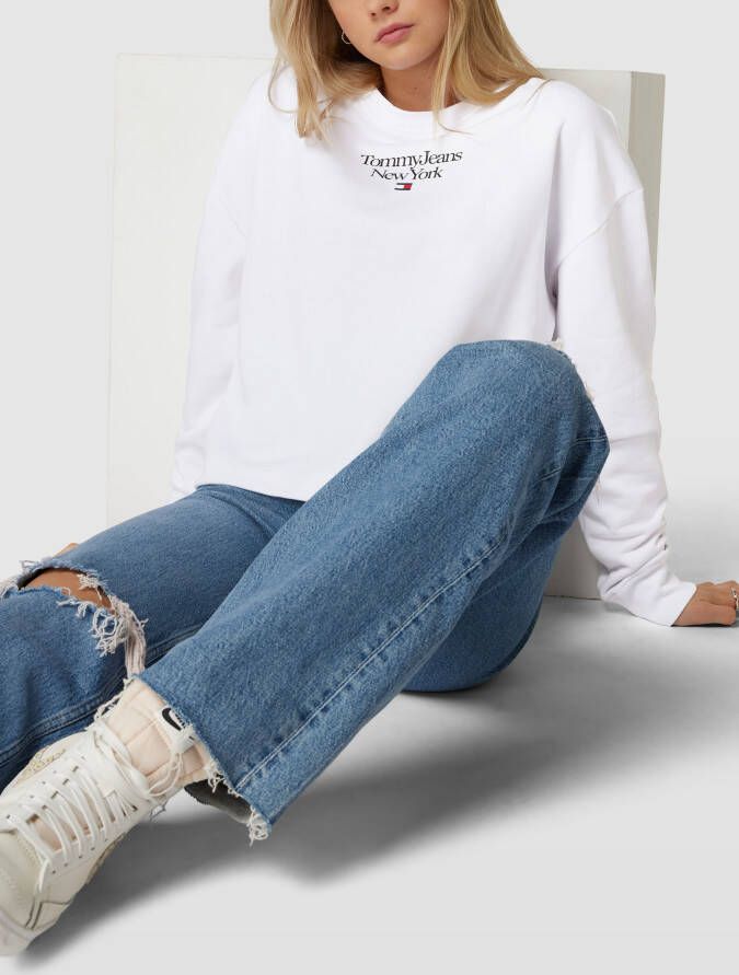 Tommy Jeans Sweatshirt met labelprint