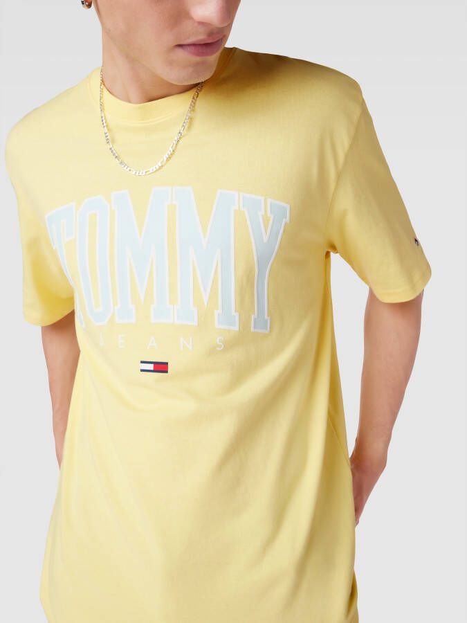 Tommy Jeans T-shirt met labelprint - Foto 2