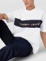 TOMMY JEANS Heren Polo's & T-shirts Tjm Printed Archive Tee Gebroken Wit - Thumbnail 6