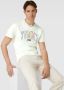 Tommy Jeans T-shirt van puur katoen met labelprint model 'COLLEGE POP' - Thumbnail 4