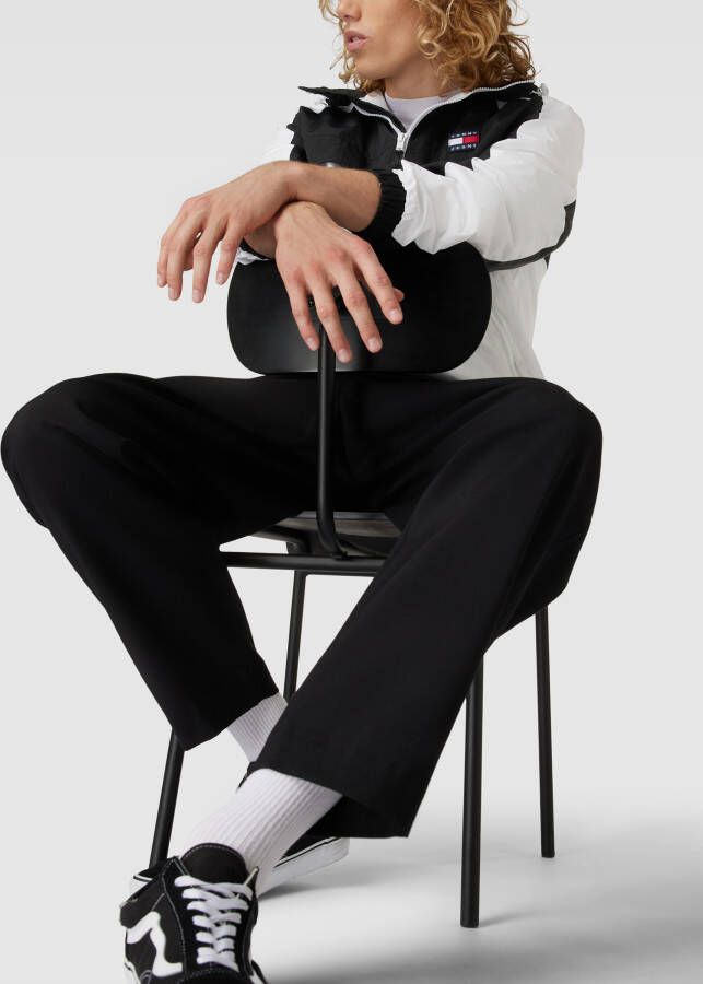 Tommy Jeans Windbreaker met contrastgarnering model 'CHICAGO'