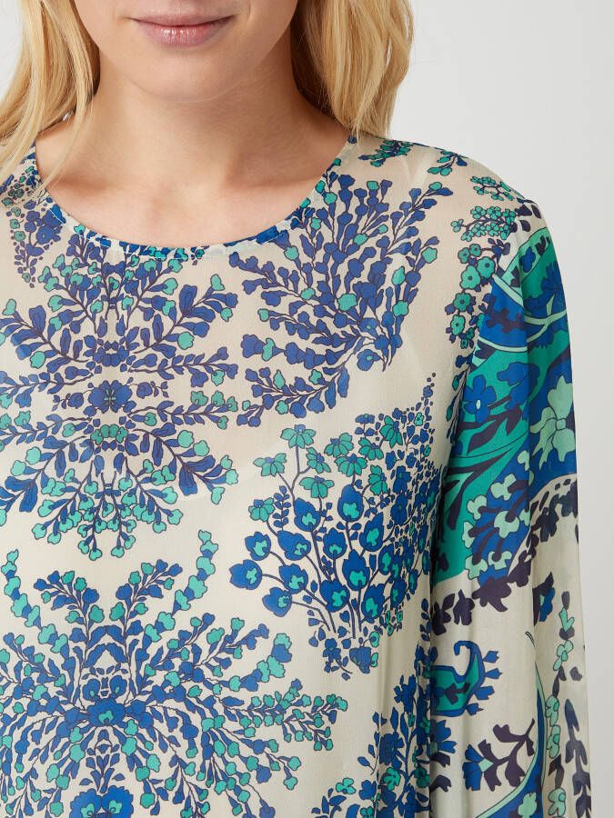 Twin Set Jurk van crêpe met dubbele-laagjeslook