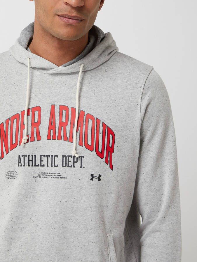 Under Armour Hoodie rivaal Terry Athletic Department Wit Heren