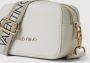 Valentino by Mario Valentino Elegante Witte Mini Handtas met Dubbele Bandjes en Meerdere Compartimenten White Dames - Thumbnail 2