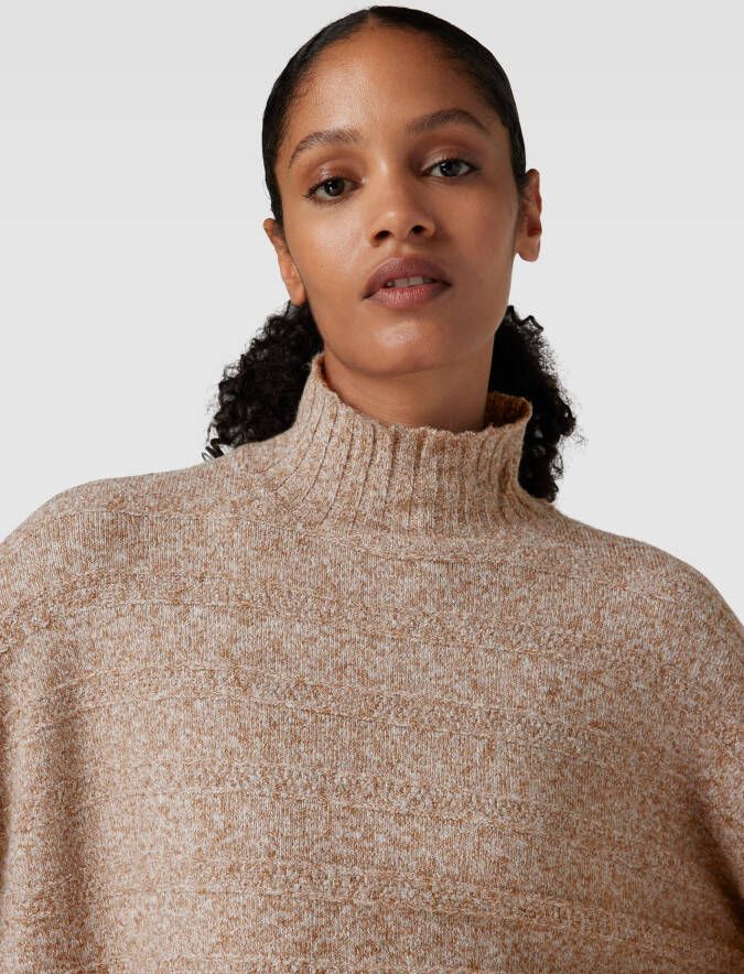 Vero Moda Gebreide pullover met opstaande kraag model 'Doffy' - Foto 2