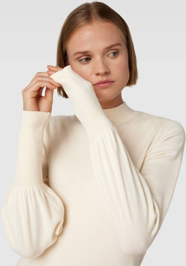 Vero Moda Gebreide pullover met opstaande kraag model 'HOLLYKARISPUFF' - Foto 2