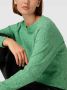 Vero Moda Stijlvolle gebreide trui voor modebewuste vrouwen Groen Dames - Thumbnail 6