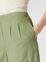 VERO MODA high waist regular fit short VMJESMILO met linnen lichtgroen - Thumbnail 4