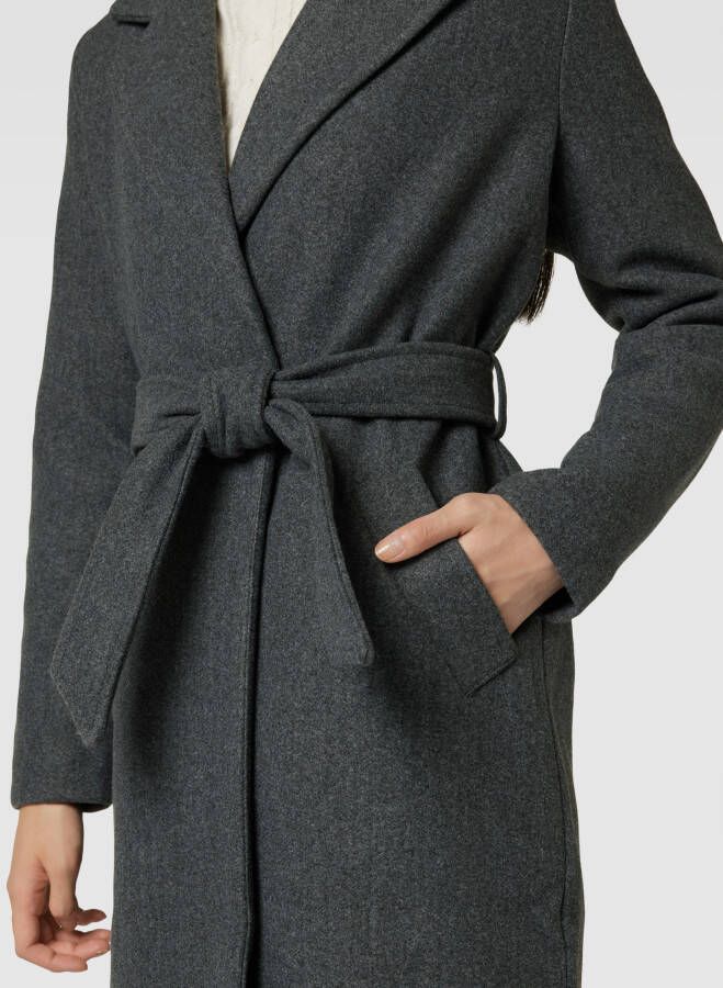 Vero Moda Lange jas met strikceintuur model 'FORTUNEAYA' - Foto 2
