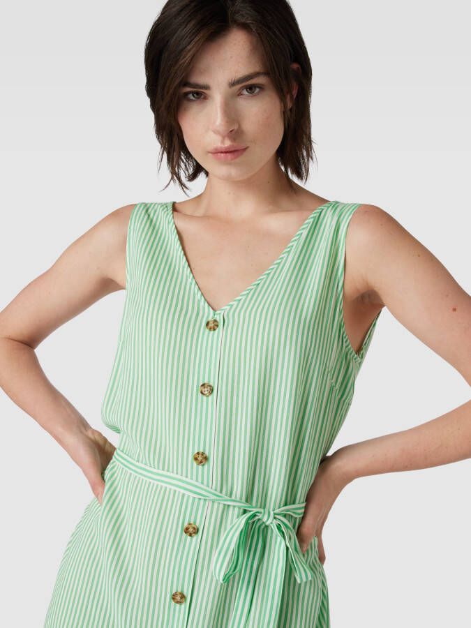 Vero Moda Mini-jurk van viscose met V-hals model 'BUMPY' - Foto 2