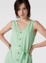 Vero Moda Mini-jurk van viscose met V-hals model 'BUMPY' - Thumbnail 2