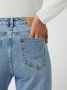 VERO MODA high waist straight fit jeans VMBRENDA light blue denim - Thumbnail 10