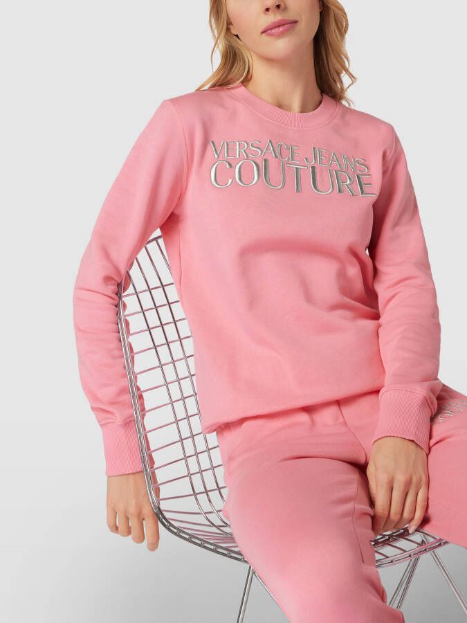 Versace Jeans Couture Sweatshirt met labelstitching