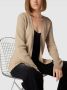 Vila Mantel Ril Cardigan L S Natural Melange - Thumbnail 5