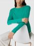 Vila Gebreide pullover met extra brede schouders model 'Viabella' - Thumbnail 2