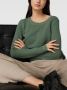 Vila Gebreide pullover met structuurmotief model 'Vidalo O-Neck' - Thumbnail 4