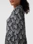 Vila Knielange jurk met all-over motief model 'VIEVE' - Thumbnail 2