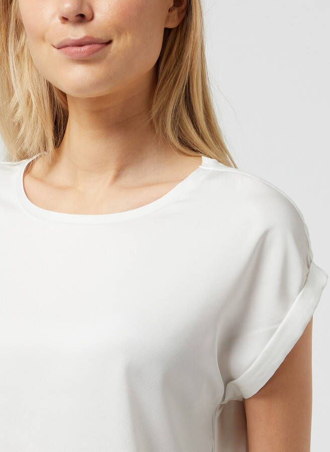 Vila T-shirt met contrasterende voorkant model 'Ellette'