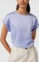 Vila T-shirt met ronde hals model 'VIELLETTE' - Thumbnail 5