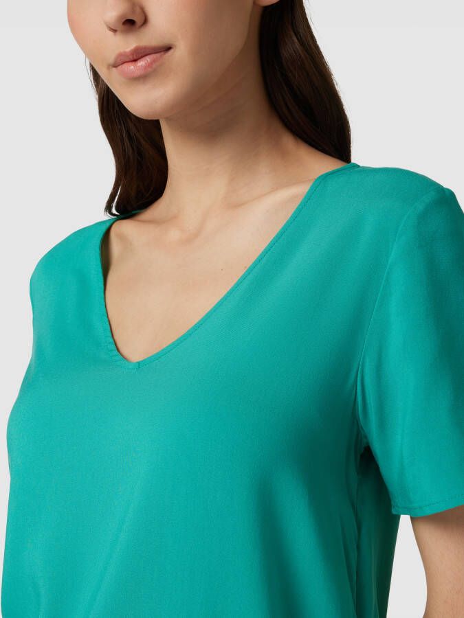 Vila T-shirt met V-hals model 'PAYA' - Foto 2