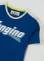 Vingino T-shirt Hachiro met logo hardblauw wit - Thumbnail 2