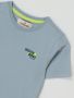 VINGINO T-shirt met backprint grijsblauw Jongens Katoen Ronde hals Backprint 110 - Thumbnail 3