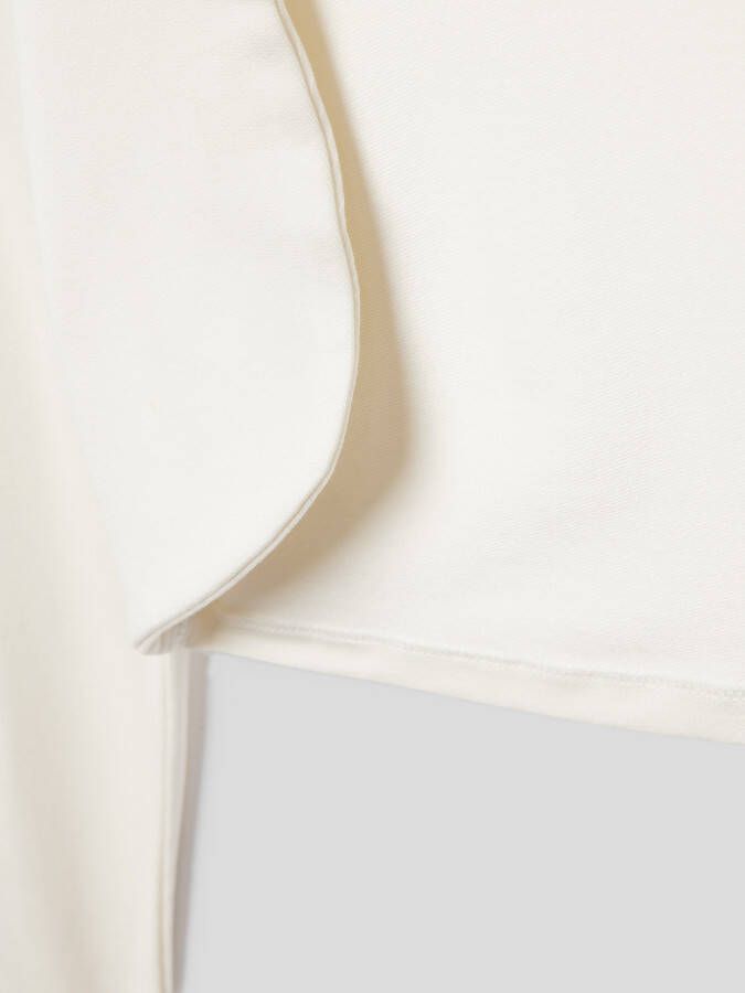 Weise Bolero met gebloemd detail