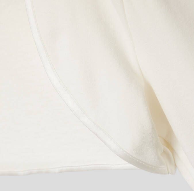 Weise Bolero met gebloemde siergarnering
