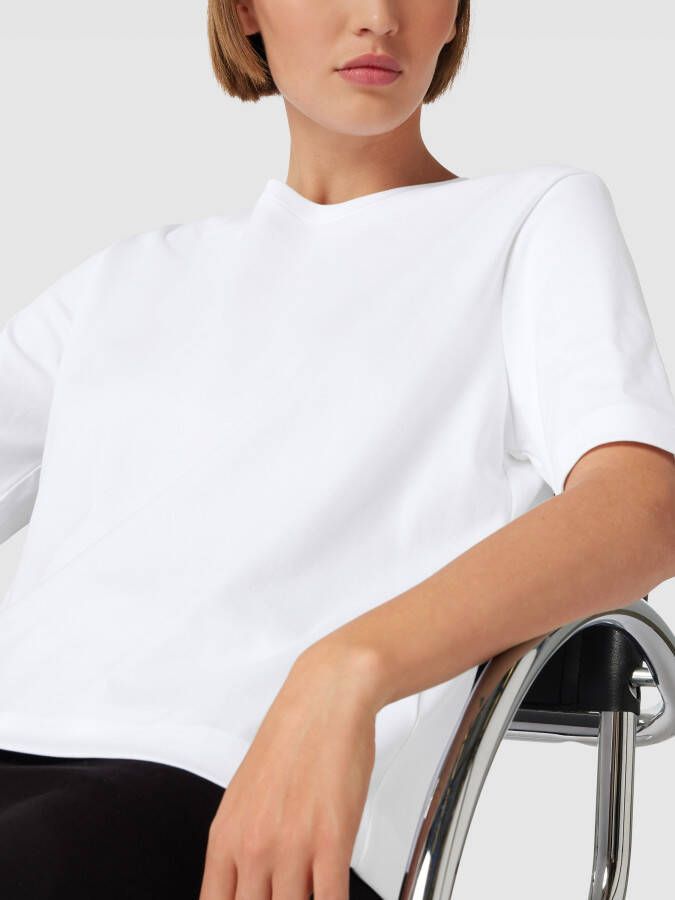 Windsor Klassiek Katoenen T-Shirt White Dames - Foto 2