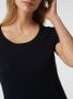 WOLFORD Dames Tops & T-shirts Aurora Pure Top Short Sleeveless Zwart - Thumbnail 2