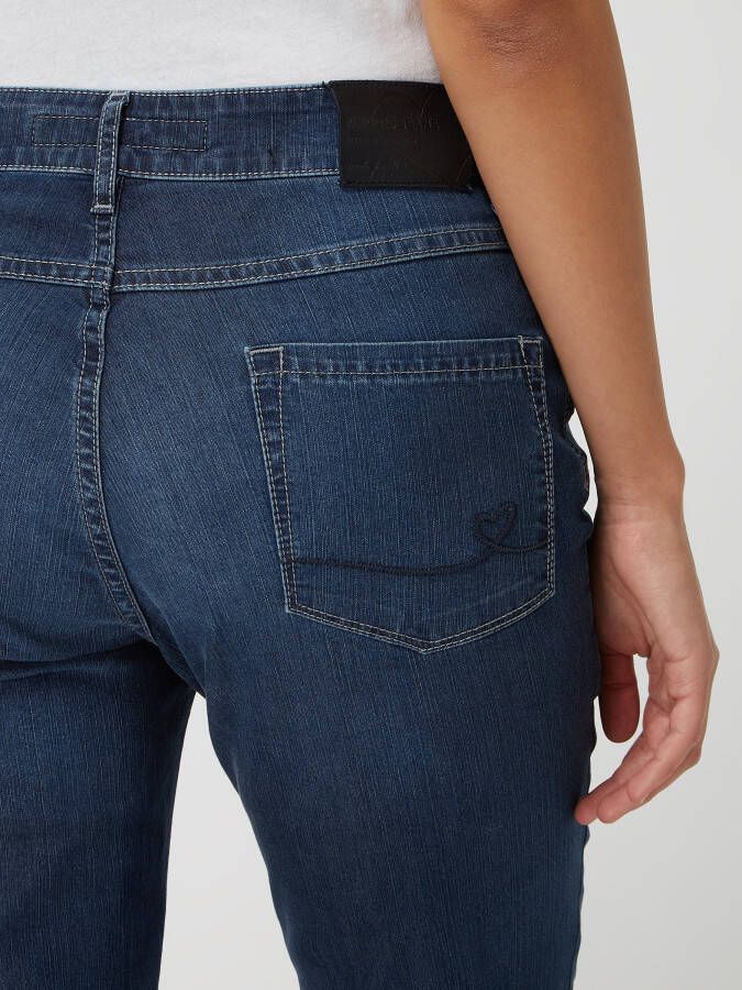 Zerres Slim fit capri-jeans met stretch model 'Cora'