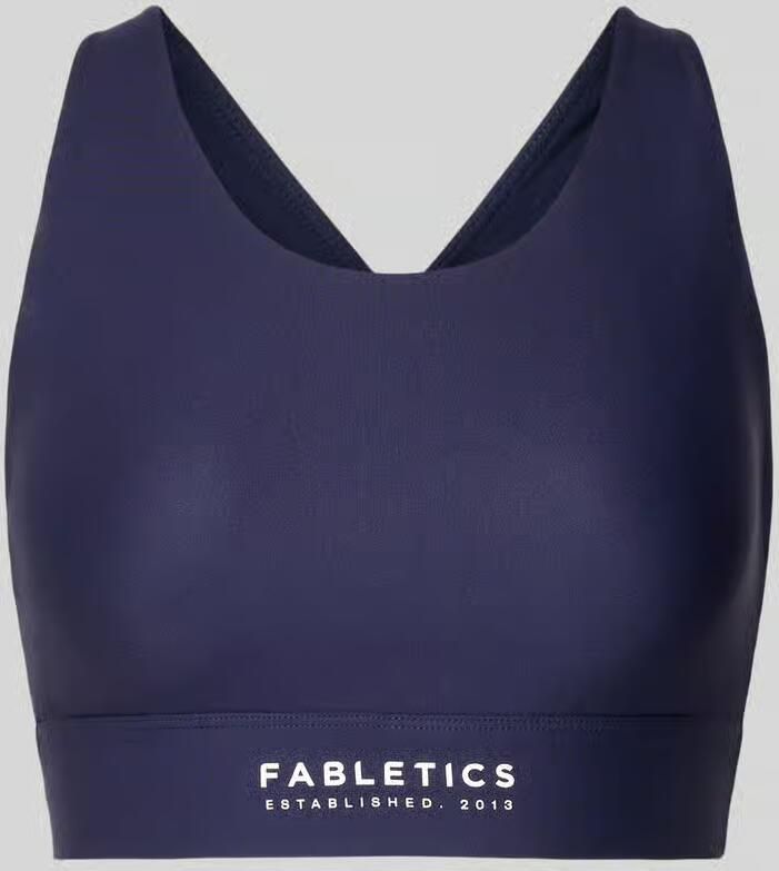 Fabletics Bustier met logo en gekruiste bandjes - Foto 2
