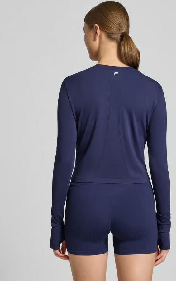 Fabletics Cropped longsleeve met ronde hals model 'Feather' - Foto 2