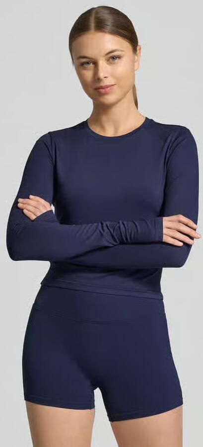 Fabletics Slim Fit longsleeve met ronde hals model 'Feather' - Foto 3