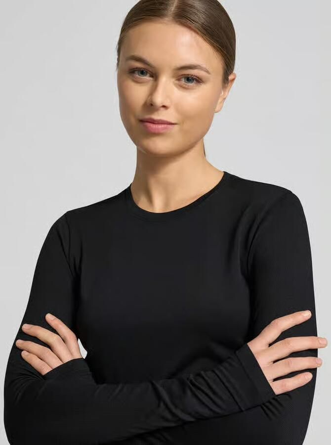 Fabletics Slim Fit longsleeve met ronde hals model 'Feather'