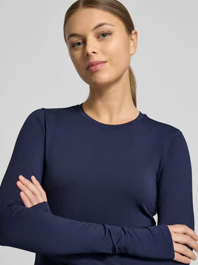 Fabletics Slim Fit longsleeve met ronde hals model 'Feather'