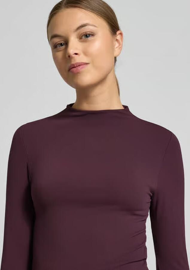 Fabletics Slim fit shirt met lange mouwen met opstaande kraag - Foto 3